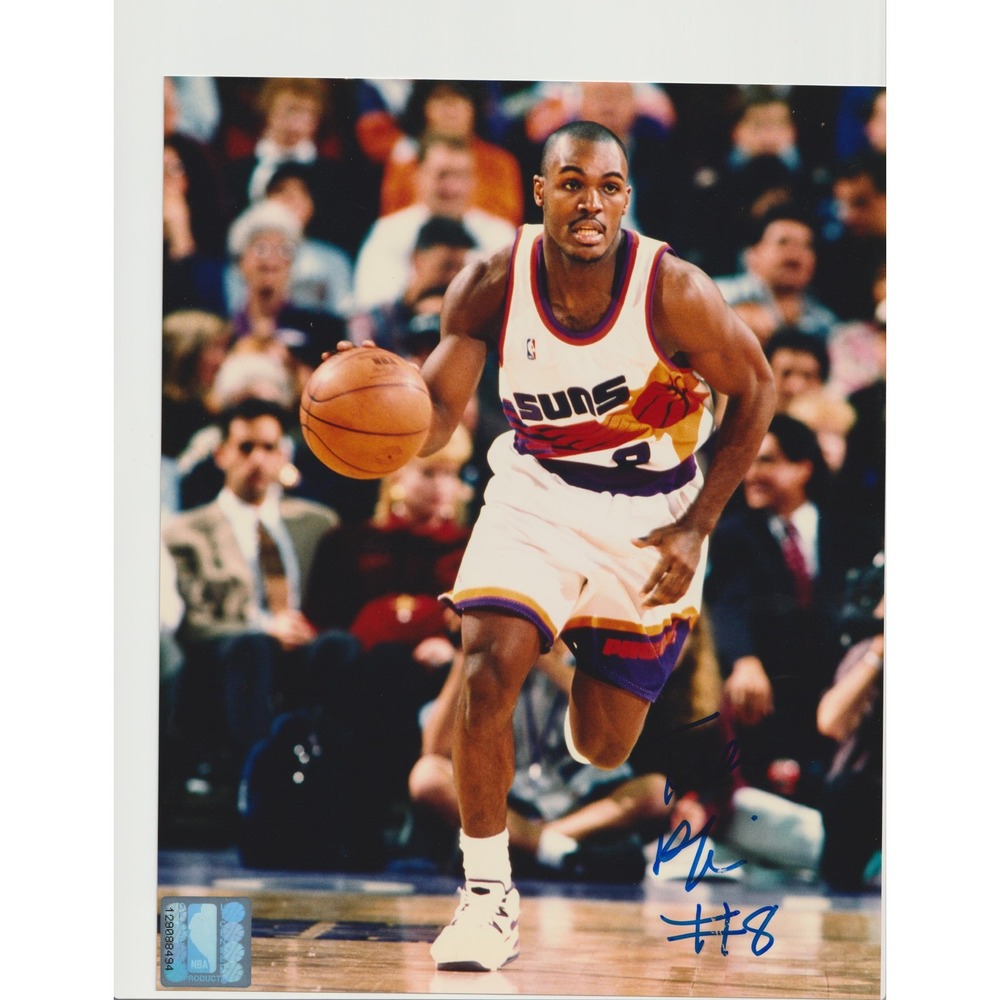 Tim Perry Phoenix Suns Signed 1995 NBA Photo Autographed 8.5x11 #8 NBA Hologram